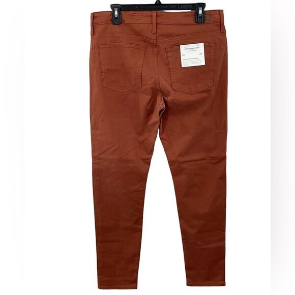 NWT AG Adriano Goldschmied Farrah High-Rise Skinny Ankle Jeans Size 32 Rust Pant - Picture 3 of 9
